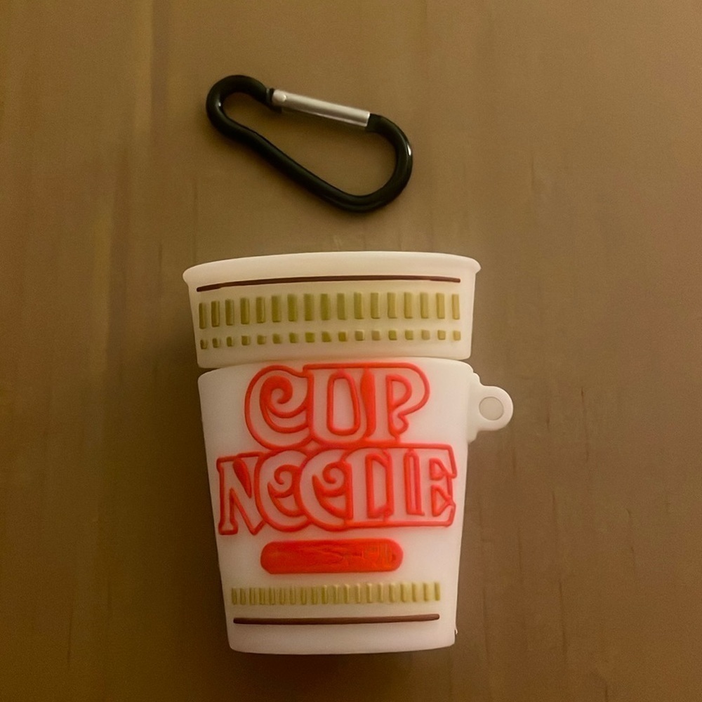 Cup noddle airpod brand. New case color white and red